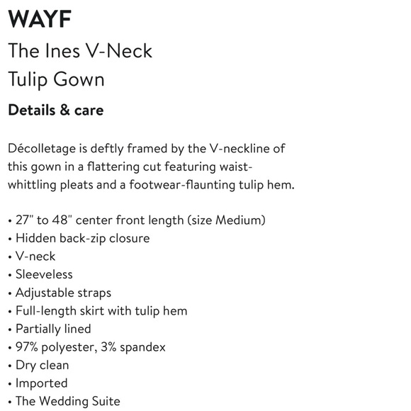 WAYF INES BLUE V-NECK TULIP COCKTAIL SHEATH DRESS - Picture 2 of 13